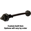 (image for) #14TF Torflex Trailer Axle Dual-Servo Hyd Brake 8 On 6.5