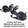 (image for) 15K HD Trailer Axle T3030 Air Brake W/Park Non-ABS No Springs