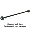 (image for) 2,200 lb. Trailer Axle Idler 4 On 4" Straight No Brake Flange