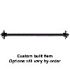 (image for) 2,200 lb. Trailer Axle 5 On 4.5" Idler Straight No Brake Flange