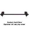 (image for) 3,500 lb. Trailer Axle 5 On 4.5" Straight Hydraulic Disc Brake