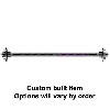 (image for) 3.5k Marine Trailer Axle Idler 5 On 4 1/2" Zerk Lube Galvanized