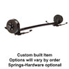 (image for) 3,500 lb. Trailer Axle 4" Drop 5 On 4.75" Electric Brake