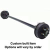 (image for) 3,500 lb. Trailer Axle 5 On 4.75" Straight Electric Brake