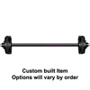 (image for) 3,500 lb. Trailer Axle 6 On 5.5" Straight SS Hydraulic Brake