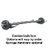 (image for) 4,400 lb. Trailer Axle 6 On 5.5" Straight Electric Brake