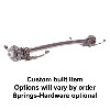 (image for) 6K HD Marine Trailer Axle Idler 6 On 5 1/2" Zerk Lube Galvanized