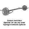 (image for) 6K HD Marine Trailer Axle Hyd FB Brake 8 On 6.5" Zerk Lube Galv