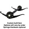 (image for) 6,000 lb. HD Trailer Axle 8 On 6.5" Straight Idler