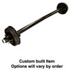 (image for) 6,000 lb. RD Trailer Axle 6 On 5.5" Straight Hyd Freeback Brake