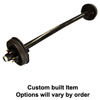 (image for) 6,000 lb. RD Trailer Axle 6 On 5.5" Straight DS Hydraulic Brake