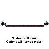 (image for) 6,000 lb. RD Trailer Axle 4" Drop 8 on 6.5" Idler