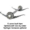 (image for) 6K RD Marine Trailer Axle Idler Zerk Lube 8 on 6 1/2" Galvanized