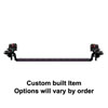 (image for) 7,000 lb. Trailer Axle 4" Drop 8 On 6.5" Hydraulic Disc Brake