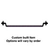 (image for) 7,000 lb. Trailer Axle 4" Drop 8 On 6.5 Idler
