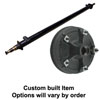 (image for) 7,000 lb. Trailer Axle UTG Straight DS Hydraulic Brake