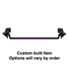 (image for) 8,000 lb. Trailer Axle 4" Drop 8 On 6.5" Hydraulic Disc Brake