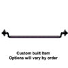 (image for) 8,000 lb. Trailer Axle 4" Drop 8 On 6.5" Idler