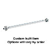 (image for) 2.2k Marine Axle Square Idler Straight Zerk Lube 5 On 4.5 Galv