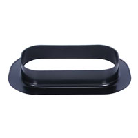 (image for) Trailer Roof VentilatorTrim Garnish 9106 8" X 12" Double Pop-Up Dexter/Redneck #2756