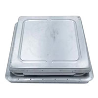 (image for) Trailer Metal Ventilator Crank Out Vent Top With Screen Dexter/Redneck #75111-C