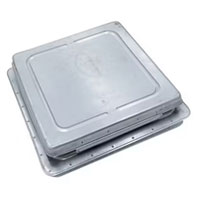 (image for) Trailer Metal Ventilator Crank Out Assembly With Screen And Garnish Dexter/Redneck #75111