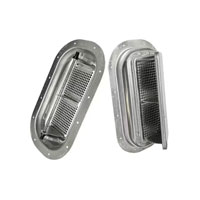 (image for) Trailer Aluminum Roof Ventilator Vent & Screen Only 8" X 12" Double Pop-Up Dexter/Redneck #9106ALVEN