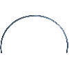 Trailer Rolled Nose Bow 72'', 1 1/4" Angle (image for) Trailer Rolled Nose Bow 72'', 1 1/4" Angle