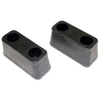 (image for) Horse-Stock Trailer Rectangular Pre-Drilled Rubber Bumper 2 3/5" X 6" Qty 2Dexter/Redneck #B5540