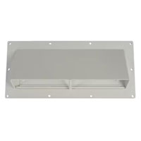 (image for) Trailer Sloped Roof Vent 4" x 12" White Dexter/Redneck #BV2111-11