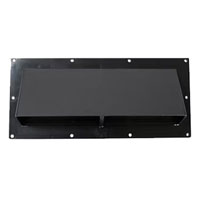 (image for) Trailer Sloped Roof Vent 4" x 12" Black Dexter/Redneck #BV2111-55