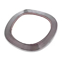 Trailer Chrome With White Inset Self Adhesive Trim Dexter/Redneck #SAT137CWE (image for) Trailer Chrome With White Inset Self Adhesive Trim Dexter/Redneck #SAT137CWE