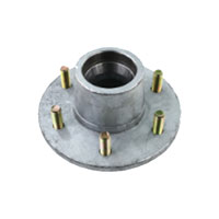 (image for) Trailer Disc Brake Hub Galvanized 6 Bolt on 5 1/2" With 1/2" X 2.5" Studs 7K Kodiak/Dexter #008-655-04
