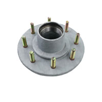 (image for) Trailer Disc Brake Hub Galvanized 8 Bolt on 6 1/2" With 1/2" x 2.5" Studs 7K Kodiak/Dexter #008-865-03