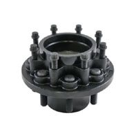(image for) Trailer Disc Brake Hub Spacer Cups & 5/8" Studs 8 Bolt on 6 1/2" Oil 120 Spindle Kodiak/Dexter #008-H/S-120-SW-S