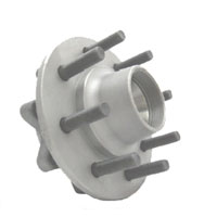 (image for) Trailer Disc Brake Hub Spacer Cups & 5/8" Studs 8 Bolt on 6 1/2" Oil 42 Spindle 8k HD Kodiak/Dexter #008-H/S-42