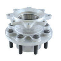 (image for) Trailer Disc Brake Hub Spacer Cups & 5/8" Studs Dacromet 8 Bolt on 6 1/2" Oil Al-Ko 99 Spindle 10k Kodiak/Dexter #008-H/S-99-ALKO-D-S
