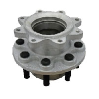 (image for) Trailer Disc Brake Hub Spacer Cups & 5/8" Studs 8 Bolt on 6 1/2" Oil Al-Ko 99 Spindle 10k Kodiak/Dexter #008-H/S-99-ALKO-S