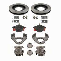 (image for) Trailer Hydraulic Disc Brake Kit 13" Integral Rotor 8 on 6.5 Bolt Pattern Rockwell American 10k Kodiak/Dexter #071-2H-13-10H-HD-REER