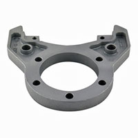 (image for) Trailer Disc Brake Caliper Mounting Bracket Dacromet 13" Rotor Al-Ko/RA 10k Kodiak/Dexter #090-CMB-13-10Q-D