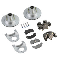 (image for) Trailer Hydraulic Disc Brake Kit Dacromet/Stainless 12" Integral Rotor 5.2-6k Kodiak.Dexter #K71-2H-12-DSD