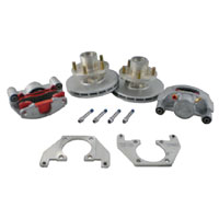 (image for) Trailer Hydraulic Disc Brake Kit Dacromet 8" Rotor 2.0k Kodiak/Dexter #K71-2H-8-2-DDDD