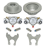 (image for) Trailer Hydraulic Disc Brake Kit Dacromet 10" Slipover Rotor Surge Brake 3.5k Kodiak/Dexter #K71-2R-10-DDD-SB