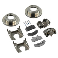 (image for) Trailer Stainless Steel Hydraulic Disc Brake Kit 13" Slipover Rotor 5/8" Studs 8k Dexter/Redneck #2-R-133-8DD-5-SSS