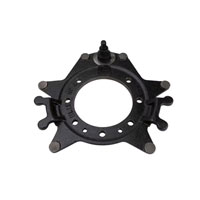 (image for) Trailer Electric Brake Backing Plate 12 1/4"x3 3/8", 4", 5" Brake Cast Back Dexter/Redneck #36-120-2