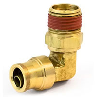 (image for) Trailer Air Brake Male Connector 3/8" PTC X 1/4" MPT Dexter/Redneck #9686PTC