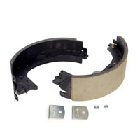 (image for) Trailer Electric Brake Shoe & Lining 12 1/4" X 3 3/8" Stamped Back Right Hand 8k-10k Axle Dexter/Redneck #BP04-250