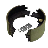 (image for) Trailer Electric Brake Shoe & Lining 12 1/4" X 5" Brake Right Hand Stamped Back 12k-15k Axle Dexter/Redneck #BP04-370
