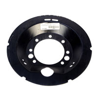 (image for) Trailer Hydraulic Brake Dust Shield 12 1/4" X 3 3/8" Stamped 7 Bolt 9-10K GD Axle Dexter/Redneck #BP15-085