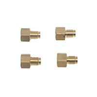 (image for) 1/4" - 3/16" Trailer Hydraulic Brake Line Adapters Package Of 4 Dexter/Redneck #BP18-365